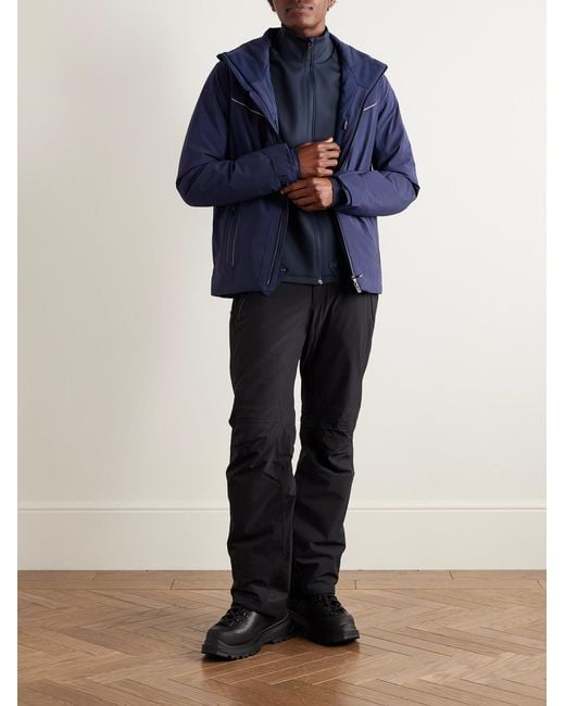 Aztech Mountain Blue Ajax Slim-fit Stretch-jersey Zip-up Ski Mid-layer for men