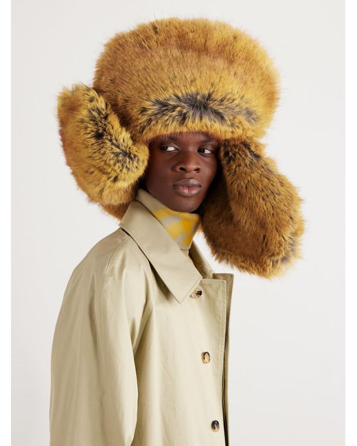 Burberry top faux fur