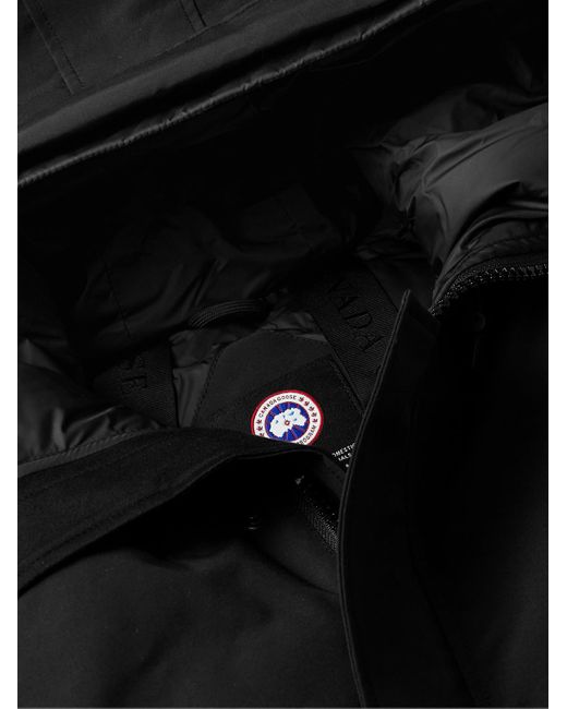 Canada Goose Black Chilliwack Arctic Tech Hooded Down Jacket for men