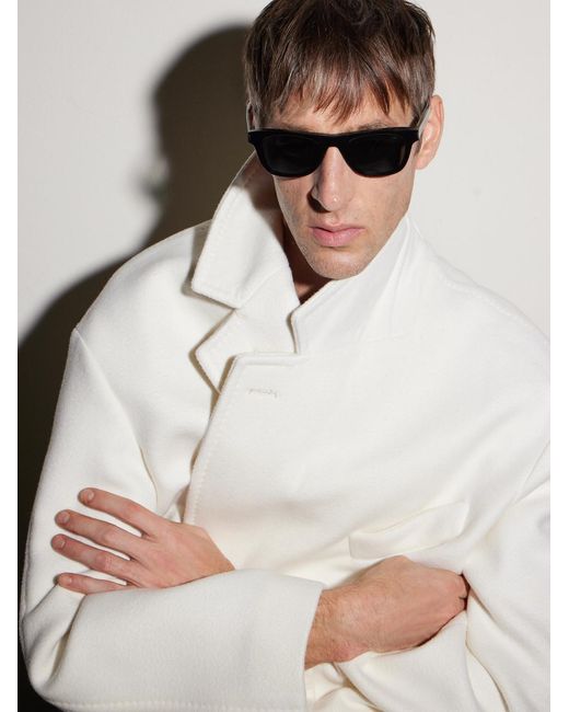 Saint Laurent Black Square-Frame Acetate Sunglasses for men
