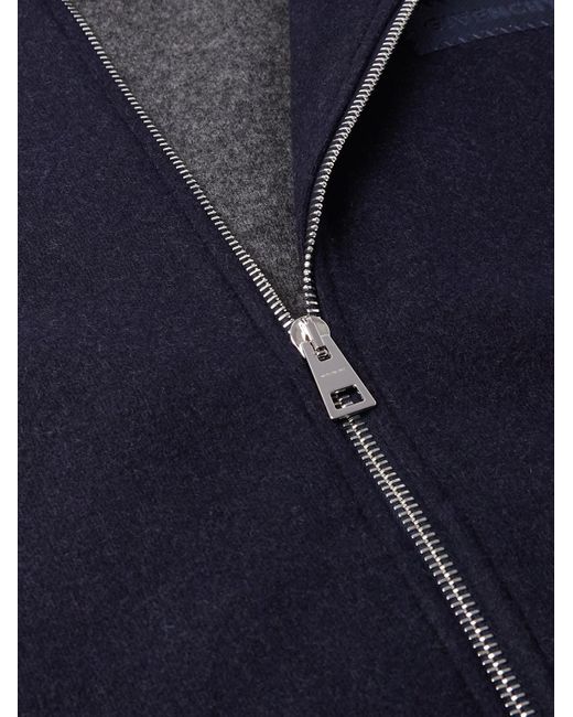 Givenchy Jacke aus einer Wollmischung mit Logoapplikation in Blue für Herren