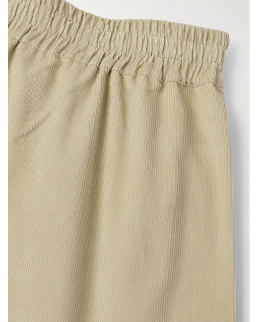 Nicholas Daley Natural Cotton-Corduroy Shorts for men