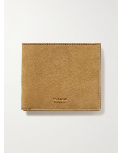 Tom Ford Natural Nubuck Billfold Wallet for men