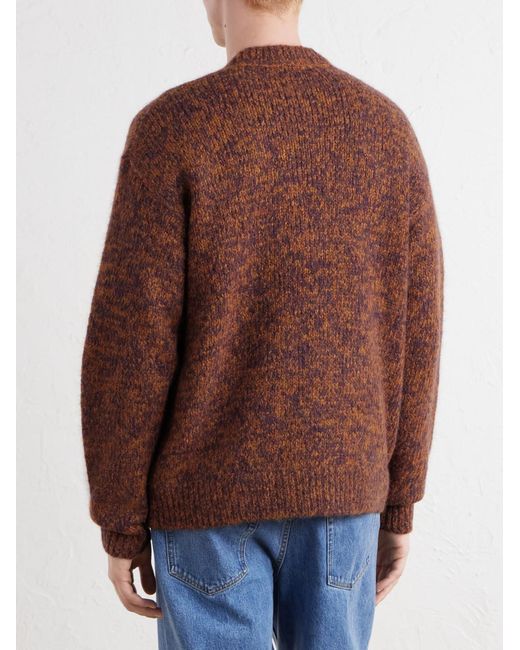 Dries Van Noten Brown Mounia Alpaca-blend Cardigan for men