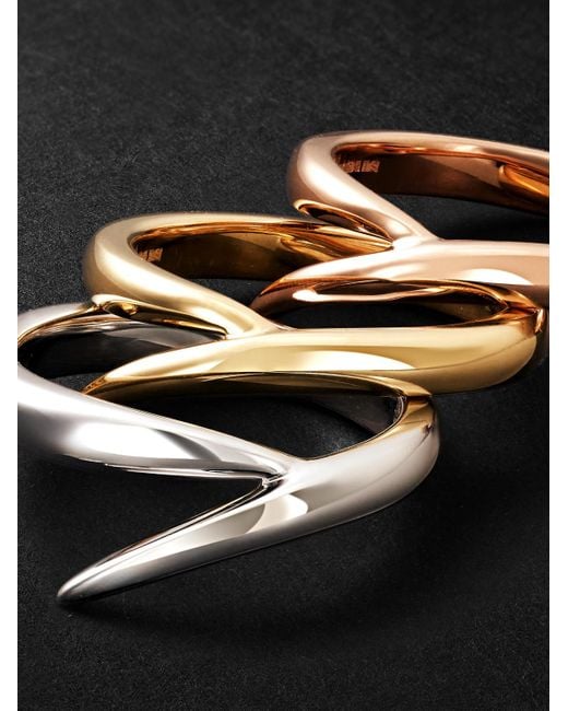 Shaun Leane Black Interlocking 18-karat Yellow for men