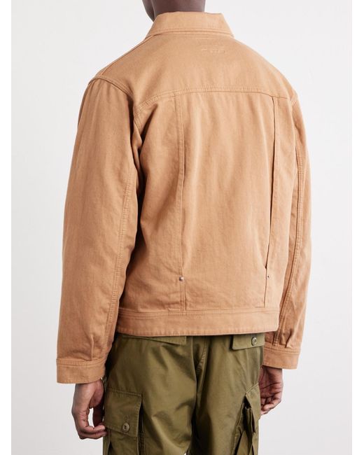 Beams Plus Natural Digger Cotton-Piqué Jacket for men
