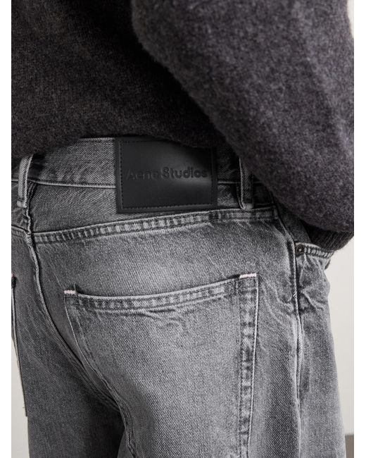 Acne Gray 1981 U Gothik Wide-Leg Jeans for men