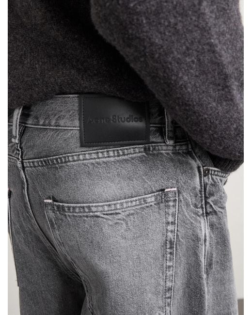 Acne Gray 1981 U Gothik Wide-Leg Jeans for men