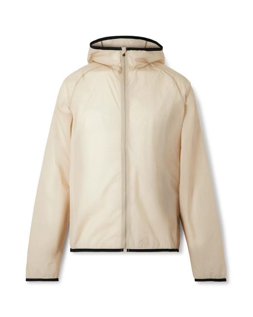 District Vision Natural Milli Ultralight Ripstop Hooded Jacket for men