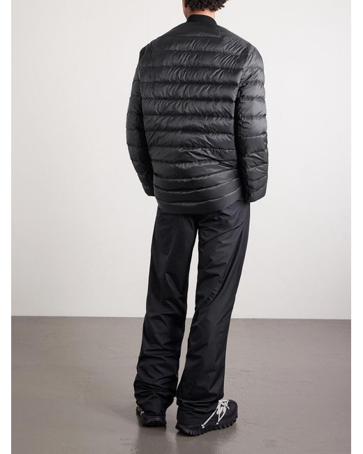 Rick Owens Black Moncler Quilted Padded Shell Down Jacket for men