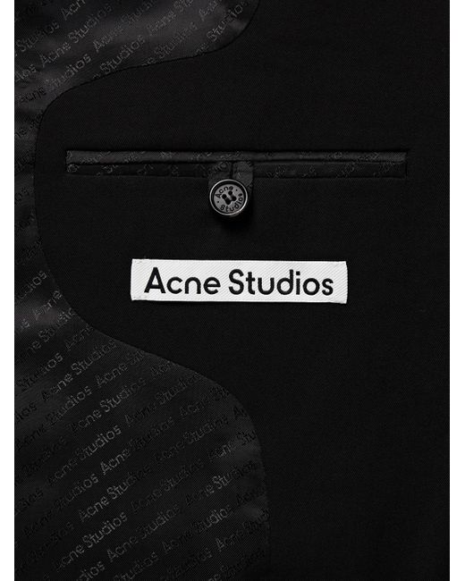 Acne Black Juman Twill Blazer for men