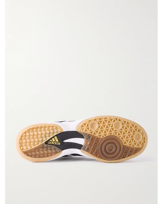 Adidas Originals Samba MN Sneakers aus Leder mit Velourslederbesatz in White für Herren