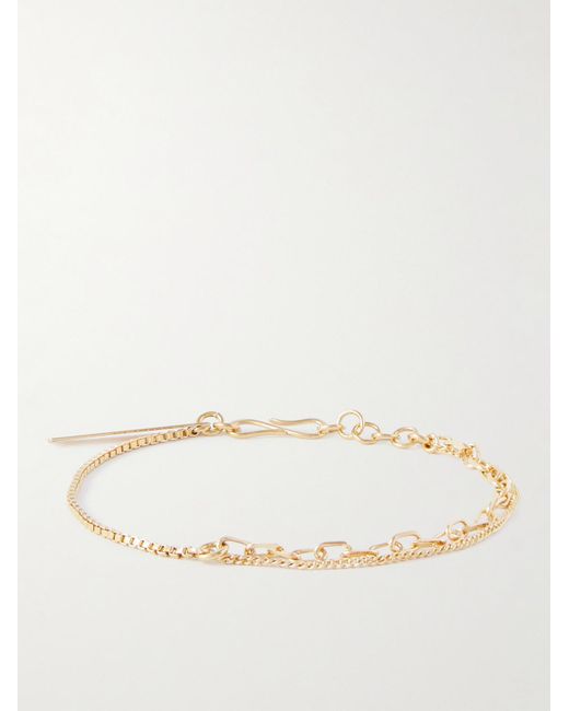 Dries Van Noten Natural Gold-tone Chain Bracelet for men