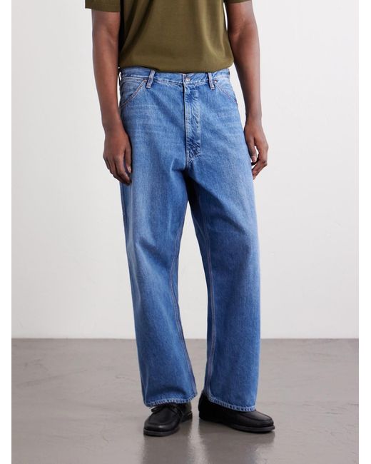 Beams Plus Blue Painters Straight-leg Jeans for men