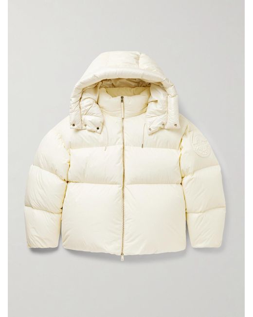 Moncler Genius Natural Roc Nation By Jay-z Antila Logo-appliquéd Quilted Shell Hooded Down Jacket for men