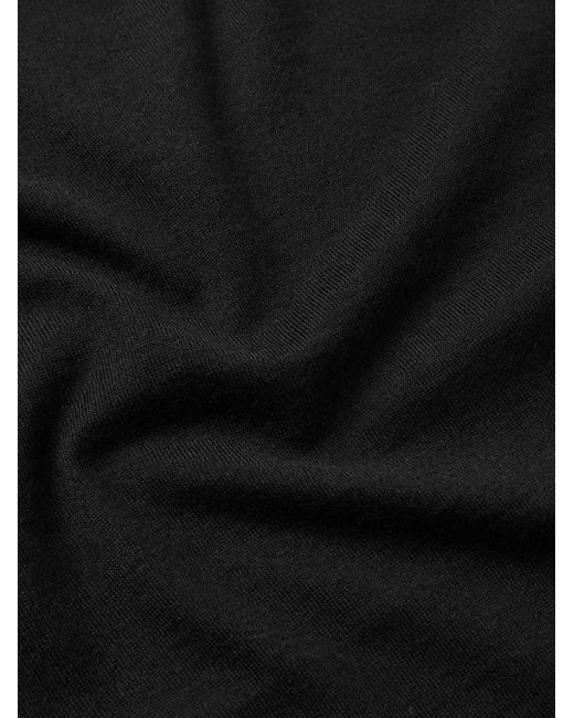 Incotex Black Zanone Cashmere And Silk-blend Sweater for men