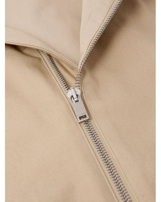 Jil Sander Natural Logo-appliquéd Cotton-canvas Jacket for men