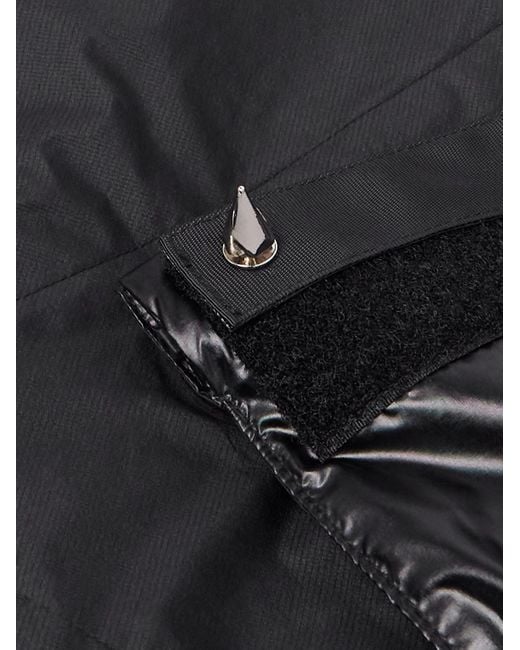 Acronym J36-WS Kapuzenjacke aus GORE-TEX-WINDSTOPPER®-Material und Shell mit Stachelnieten in Black für Herren