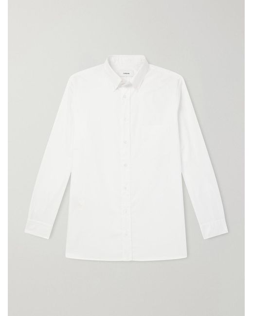 Lardini White Cotton Shirt for men