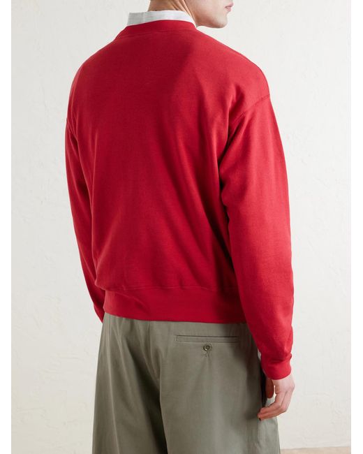 Auralee Red Cotton for men