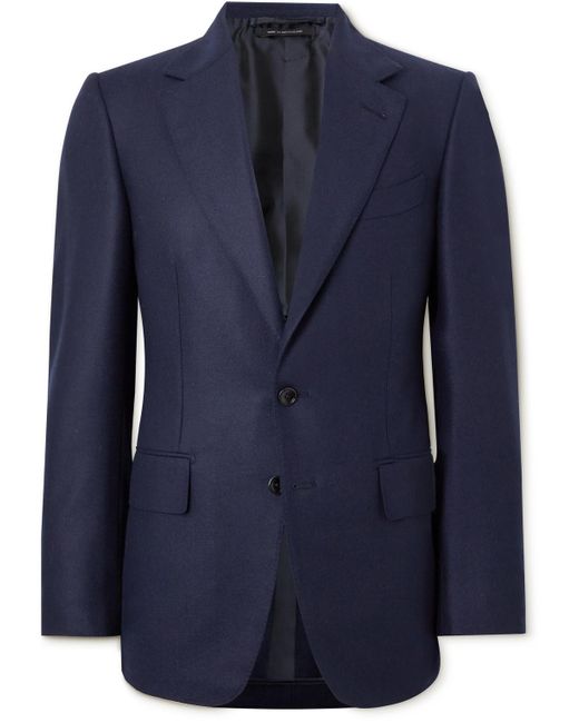Tom Ford Shelton Slim-fit Wool And Cashmere-blend Twill Blazer in Blue ...