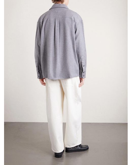 The Elder Statesman Purple Wool for men