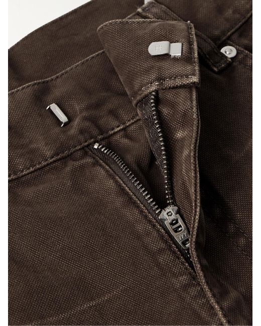 Givenchy Carpenter gerade geschnittene Hose aus Baumwoll-Canvas in Brown für Herren