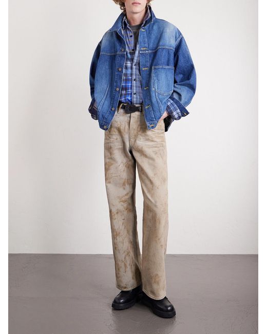 Needles Blue Darts Bottom Denim Jacket for men