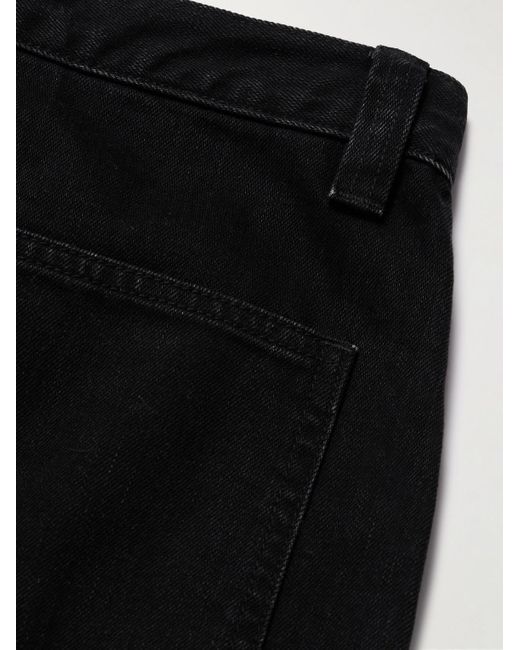 SSAM Black Tapered Jeans for men