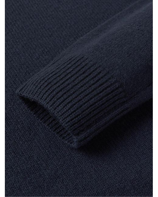 The Elder Statesman Blue Cashmere Sweater for men
