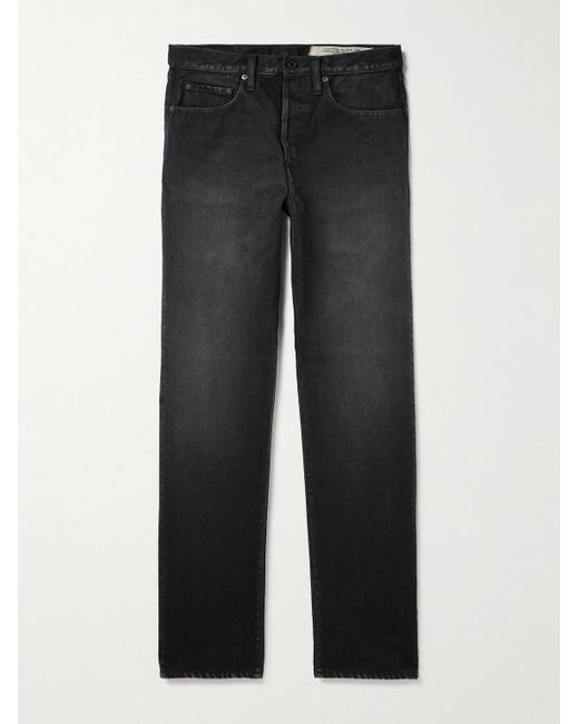 Kapital Black Monkey Cisco Slim-Fit Straight-Leg Jeans for men