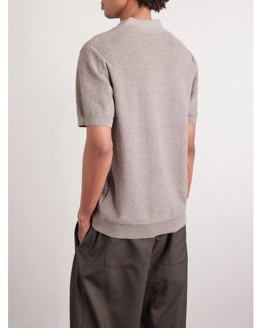Mr P. Natural Organic Cotton And Cashmere-Blend Polo Shirt for men