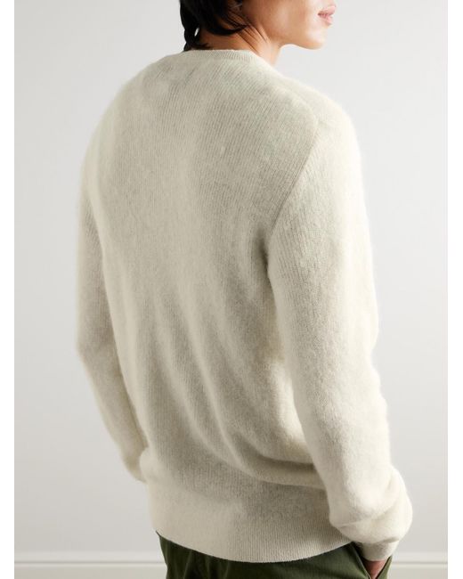 Beams Plus Natural Alpaca-Blend Sweater for men