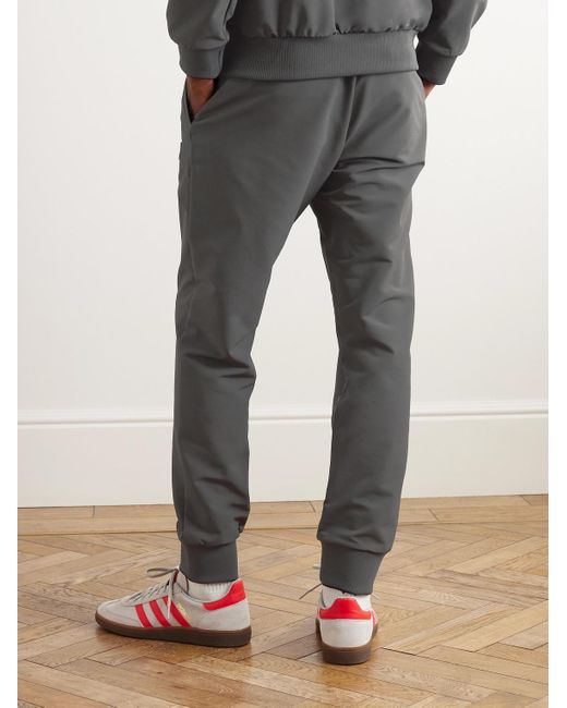 Adidas Originals Gray Suddell Tapered Logo-appliquéd Recycled Tech-jersey Track Pants for men