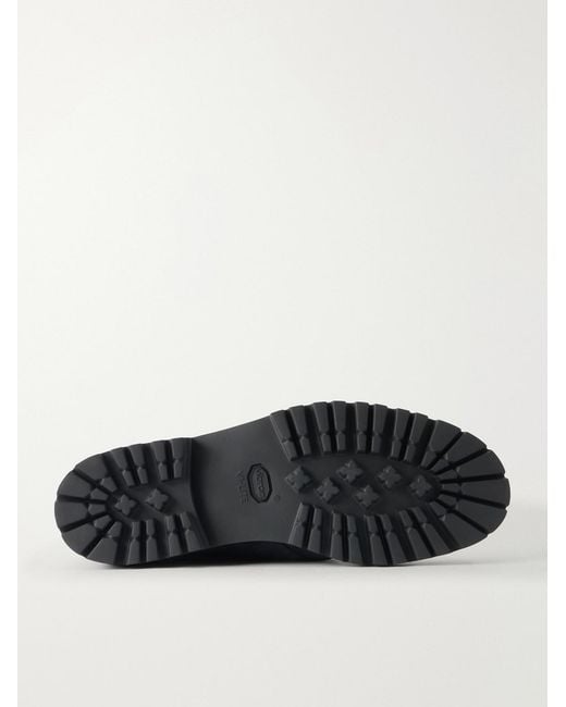Mr P. Blue Suede Desert Boots for men