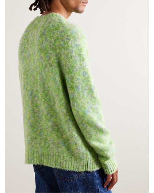 Loewe Pullover aus gebürstetem Strick in Green für Herren