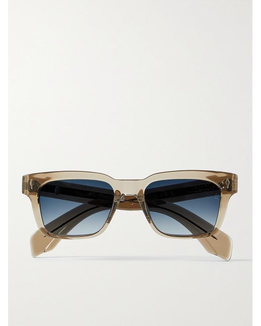 Jacques Marie Mage Black Molino 55 Square-frame Acetate Sunglasses for men