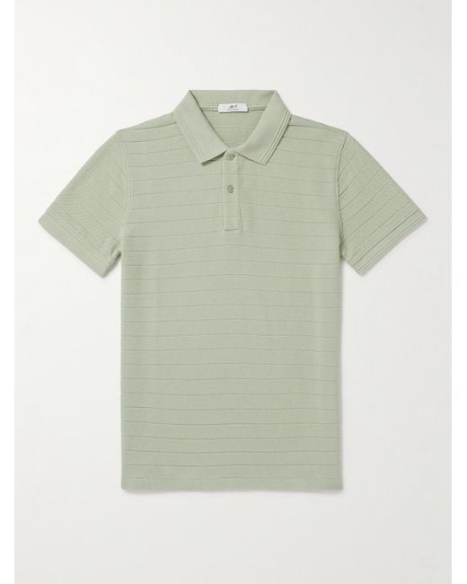 Mr P. Green Organic Cotton-piqué Polo Shirt for men