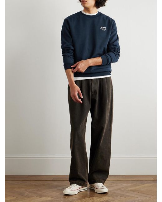 Felpa di A.P.C. in Blue da Uomo