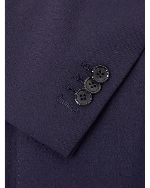 Slowear Blue Wool-blend Suit Jacket for men