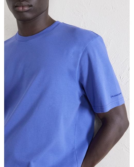 Orlebar Brown Blue Ob Standard Cotton-jersey T-shirt for men