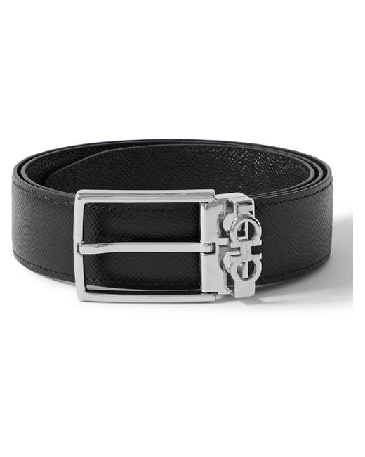 Ferragamo Men's Reversible Full-Grain Leather Belt