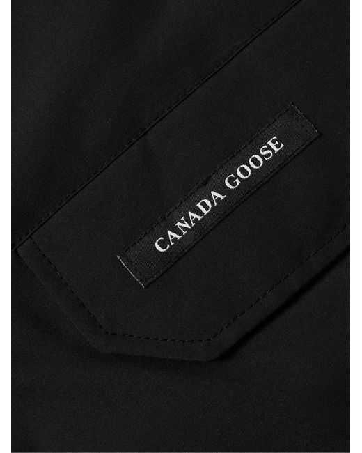 Canada Goose Black Chilliwack Arctic Tech Hooded Down Jacket for men