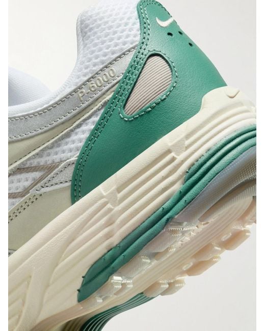 Sneakers in mesh e pelle P-6000 PRM di Nike in Gray da Uomo