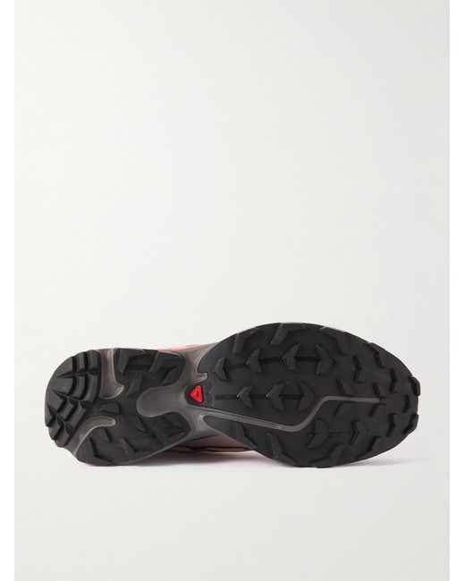 Salomon Pink Xt-6 Rubber-trimmed Mesh Sneakers for men