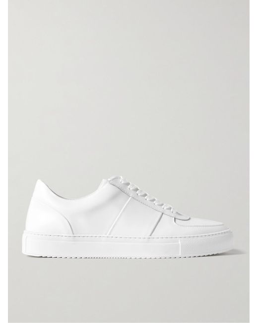 Mr P. White Larry Leather Sneakers for men