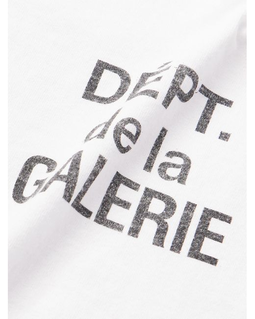 GALLERY DEPT. White Logo-printed Cotton-jersey T-shirt for men