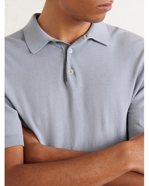 Eleventy White Cotton Polo Shirt for men