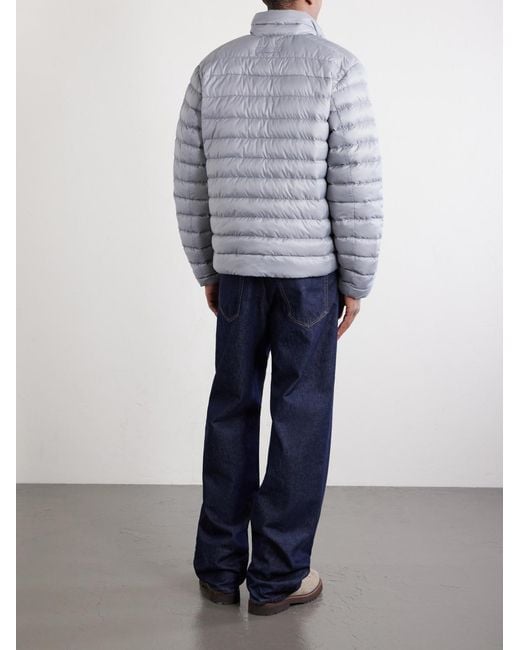 Canada Goose Blue Stratus Quilted Shell Down Jacket for men