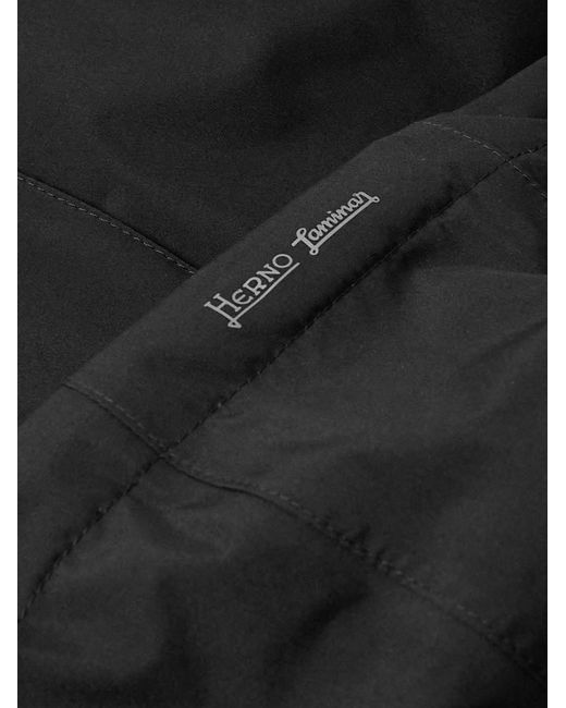 Laminar Black Gore-Tex Hooded Down Coat for men